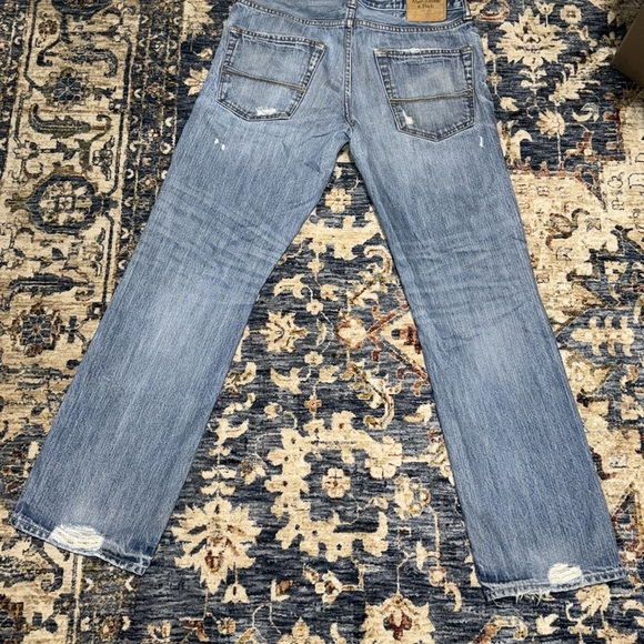 Abercrombie & Fitch A&F Horton Classic Straight Men Jean 32x32 100% Cotton - Picture 9 of 13